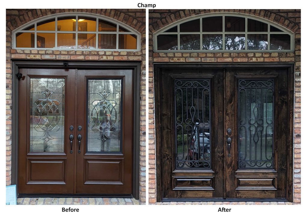 exterior double doors Katy, TX 