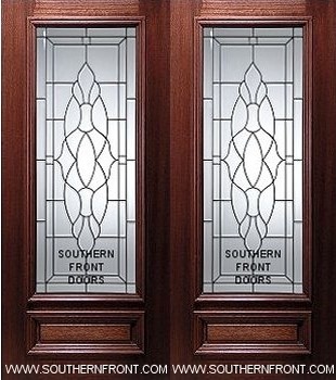 3/4 Lite Entry Doors | Southern Front Door