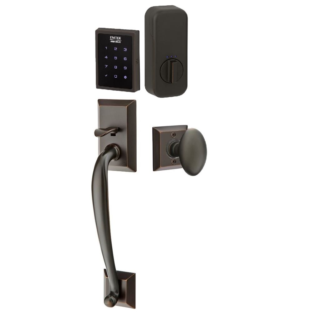 Franklin Handle Set with Egg Knob Smart Keypad