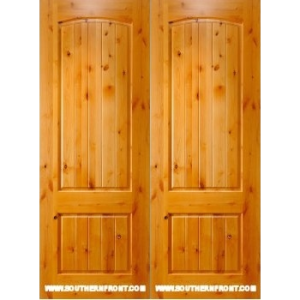 2 Panel Arch Double Door 8ft