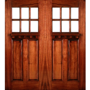 Craftsman 6 Lites Double Door