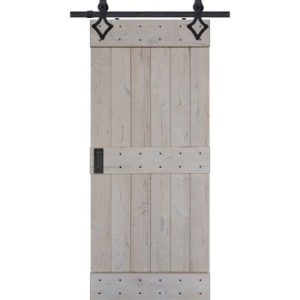 BarnCraft Knotty Alder Mid Rail Plank Barn Door BDKAMRPL 1022 21225